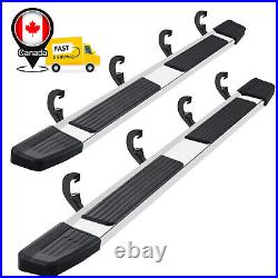 For 2019-2025 Silverado/Sierra Crew Cab 6 Nerf Bar S/S Side Bar Running Board S