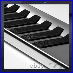 For 2019-2025 Silverado/Sierra Double 6 Silver OE Style Aluminum Running Boards