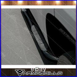 For 82-03 Chevy S10 Extened Cab 3 Round Black Side Step Nerf Bar Running Boards