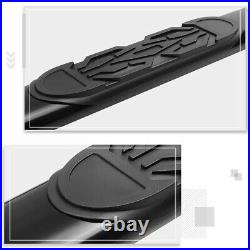 For 88-00 Chevy/GMC C/K Ext Cab Oval 6 Side Step Nerf Bar Running Board Black