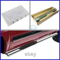 For 88-00 Chevy/GMC C/K Extended Cab 4 Oval Chrome S/S Step Bar Running Boards