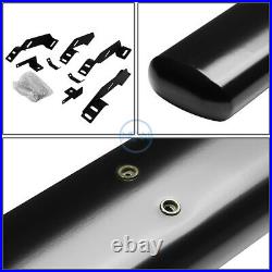 For 88-00 Chevy GMC C/K GMT400 Extended Cab 6 Black Oval Step Bar Running Board