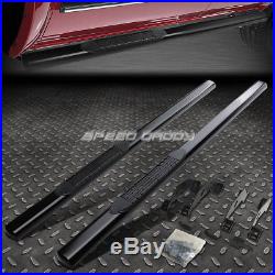 For 88-00 Chevy/gmc C/k Ext Cab 4 Oval Black Side Step Nerf Bar Running Board