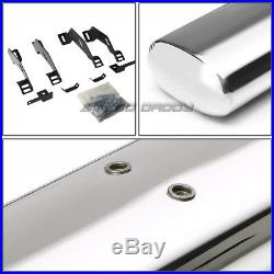 For 88-00 Chevy/gmc C/k Ext Cab 4 Oval Chrome Side Step Nerf Bar Running Board