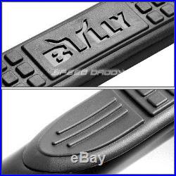 For 99-11 Chevy/ram/gmc Ext/crew Bully Black 3 Side Step Nerf Bar Running Board