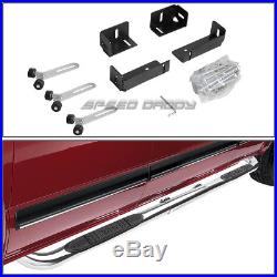 For 99-11 Chevy/ram/gmc Ext/crew Bully Chrome 3side Step Nerf Bar Running Board