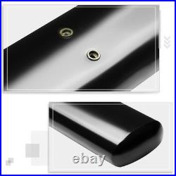 For 99-14 Silverado/Sierra Ext Oval 5 Side Step Nerf Bar Running Board Black