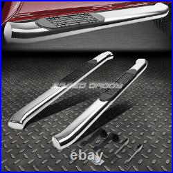 For 99-14 Silverado/sierra Reg 4 Chrome Curved Oval Step Nerf Bar Running Board