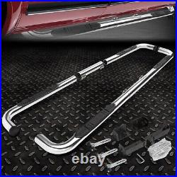 For 99-16 Silverado Sierra Ext/crew Cab Chrome 3 Side Step Bar Running Boards