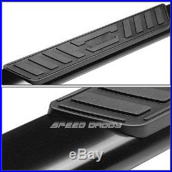 For 99-16 Silverado/sierra Ext Cab 5black Oval Side Step Nerf Bar Running Board