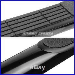 For 99-16 Silverado/sierra Ext Cab Black Ss 3 Side Step Nerf Bar Running Board