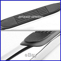 For 99-16 Silverado/sierra Ext Cab Chrome Ss 3 Side Step Nerf Bar Running Board
