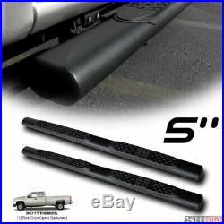 For 99-18 Silverado/Sierra Ext Cab 5 Matte Blk Side Step Nerf Bar Running Board