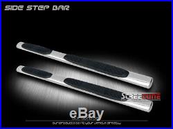 For 99-18 Silverado/Sierra Ext Cab 5 Oval Ss Side Step Nerf Bars Running Board