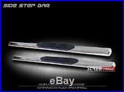 For 99-18 Silverado/Sierra Reg Cab 4 Oval Ss Side Step Nerf Bars Running Boards