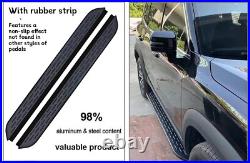 For chevy Equinox 2018-2024 Black Running Boards Side Steps Set Non-Slip