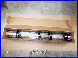 GM 12499706 Black Running Boards with Chrome for 07-14 Chevy Tahoe GMC Yukon Truck