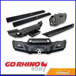 Go Rhino For Chevy Colorado 2015-2019 RB10 Running Boards Bedliner Complete Kit