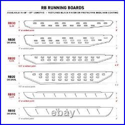 Go Rhino Running Board RB20 Slim Line Running Boards 80 long BOARDS ONLY