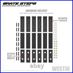 Grate Steps Running Boards for 2006-2009 Chevrolet Trailblazer Westin 27-74715-B