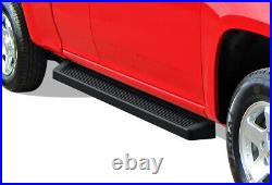 IBoard Black Running Boards Style Fit 04-12 Colorado Canyon Extended Cab