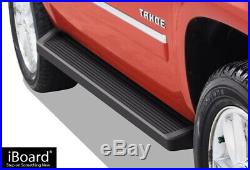 IBoard Black Running Boards Style Fit 05-20 Chevrolet Tahoe GMC Yukon