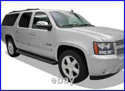 IBoard Black Running Boards Style Fit 05-20 Chevy Suburban GMC Yukon XL