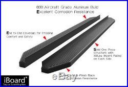 IBoard Black Running Boards Style Fit 07-17 Chevrolet Traverse