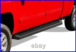 IBoard Black Running Boards Style Fit 07-18 Chevy Silverado GMC Sierra Crew Cab