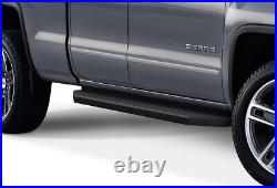 IBoard Black Running Boards Style Fit 07-18 Silverado/Sierra Double Cab