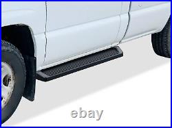 IBoard Black Running Boards Style Fit 99-07 Silverado Sierra Regular Cab