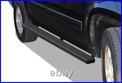 IBoard Running Boards 4 Matte Black Fit 00-14 Chevy/GMC Suburban 3/4 TON