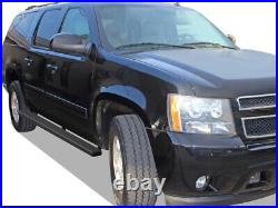 IBoard Running Boards 4 Matte Black Fit 00-14 Chevy/GMC Suburban 3/4 TON