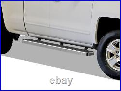 IBoard Running Boards 4 inches Fit 07-18 Silverado Sierra Double Cab