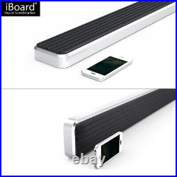IBoard Running Boards 4 inches Fit 07-18 Silverado Sierra Double Cab