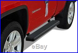 IBoard Running Boards 5-inch Matte Black Fit 07-18 Silverado Sierra Regular Cab