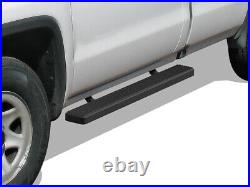 IBoard Running Boards 5-inch Matte Black Fit 07-18 Silverado Sierra Regular Cab