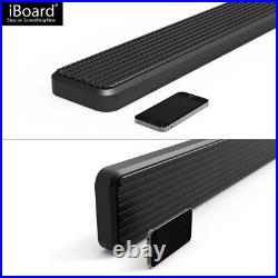 IBoard Running Boards 5-inch Matte Black Fit 07-18 Silverado Sierra Regular Cab