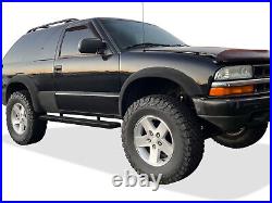 IBoard Running Boards 5-inch Matte Black Fit 95-04 Chevy Blazer GMC Jimmy 2-Door