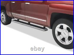 IBoard Running Boards 5 inches Fit 01-13 Chevy Silverado GMC Sierra Crew Cab