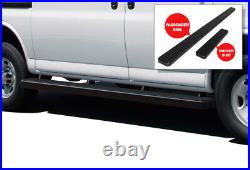 IBoard Running Boards 5 inches Matte Black Fit 03-22 Chevy Express GMC Savana