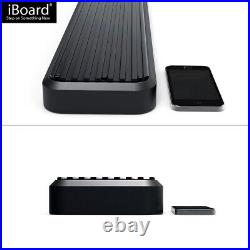 IBoard Running Boards 5 inches Matte Black Fit 03-22 Chevy Express GMC Savana