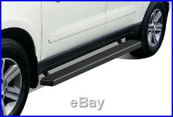 IBoard Running Boards 5 inches Matte Black Fit 07-17 Chevrolet Traverse