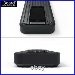 IBoard Running Boards 5 inches Matte Black Fit 19-22 Silverado Sierra Double Cab