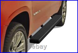 IBoard Running Boards 5in Black Fit 00-20 Chevy Avalanche Suburban GMC Yukon XL