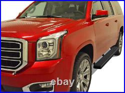 IBoard Running Boards 5in Black Fit 00-20 Chevy Avalanche Suburban GMC Yukon XL