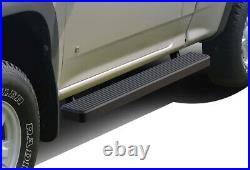 IBoard Running Boards 5in Black Fit 04-12 Chevy Colorado GMC Canyon Regular Cab