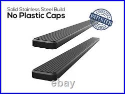 IBoard Running Boards 5in Matte Black Fit 99-13 Silverado Sierra Regular Cab