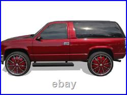 IBoard Running Boards 6 inches Black Fit 88-98 Chevy GMC CK Pickup Regular Cab
