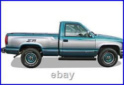 IBoard Running Boards 6 inches Black Fit 88-98 Chevy GMC CK Pickup Regular Cab